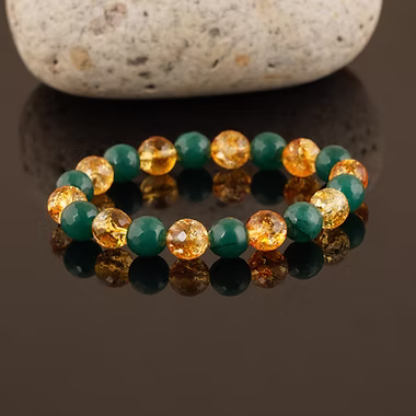Green Aventure Citrine Diamond Cut
