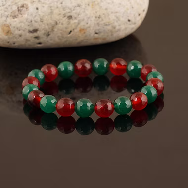 Green Aventure Red Jasper Diamond Cut